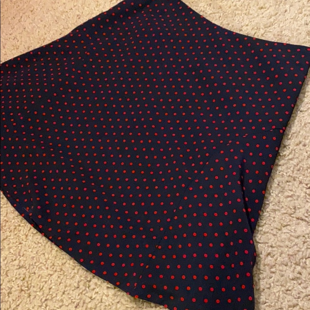 Dotted Flare Skirt